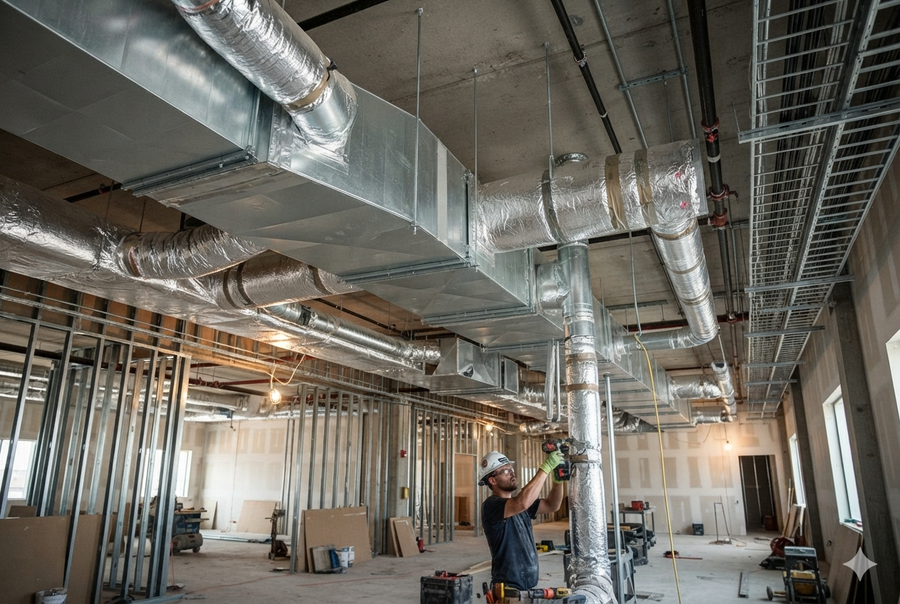 HVAC Ductwork Takeoff — CSI Division 23 construction takeoff sample