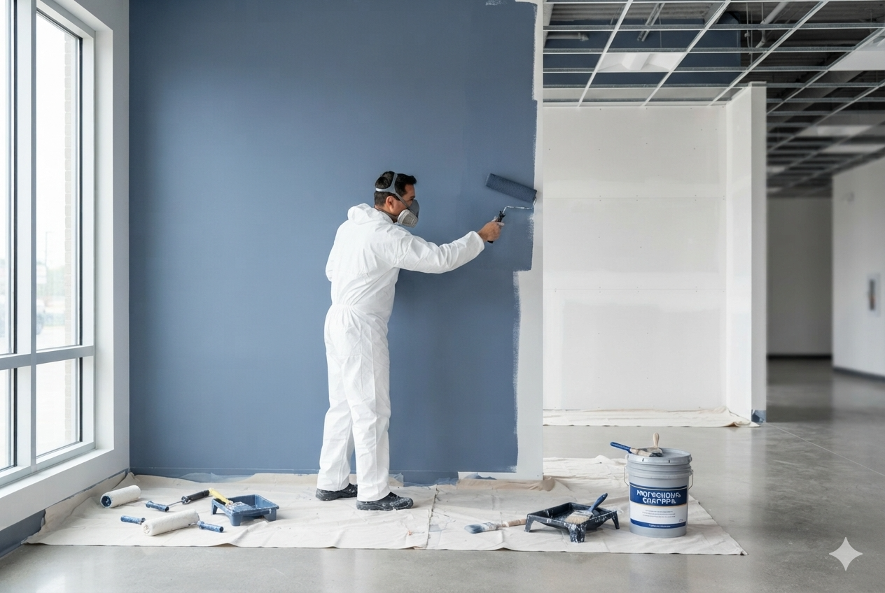 Interior Painting Takeoff — CSI Division 09 construction takeoff sample